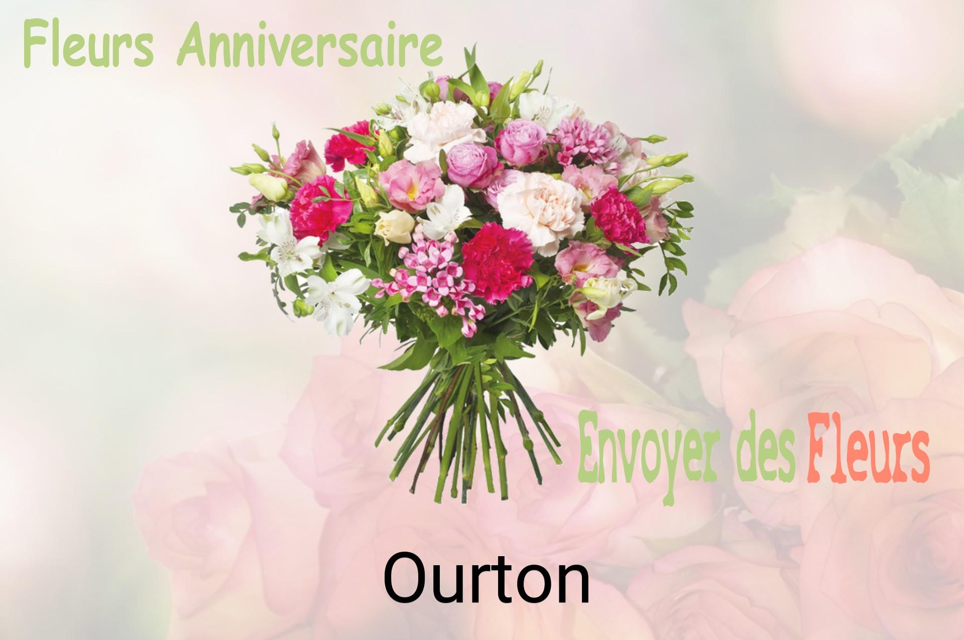 Bouquet de fleurs d’anniversaire livré à Ourton